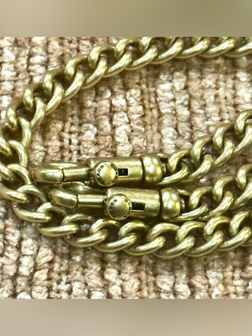 Coach Brooks Authentic Shoulder Bag Chain	 NWOTs